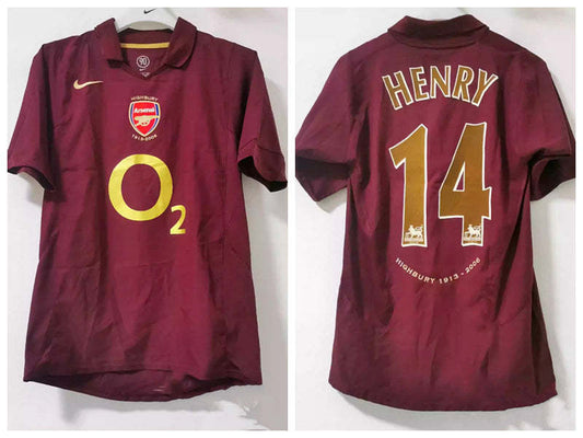 Thierry Henry Arsenal 05/06 Home Original Retro Jersey