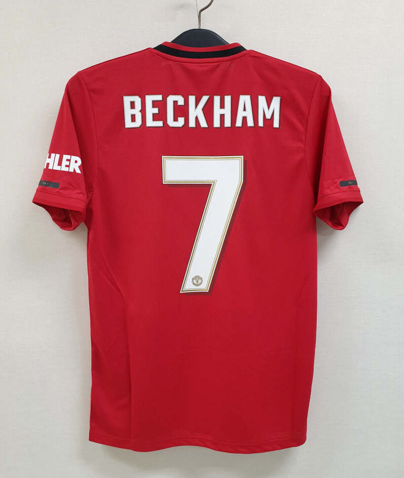David Beckham Manchester United 19/20 Home Original Retro Jersey