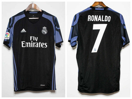 Cristiano Ronaldo CR7 Real Madrid 16/17 Third Original Retro Jersey
