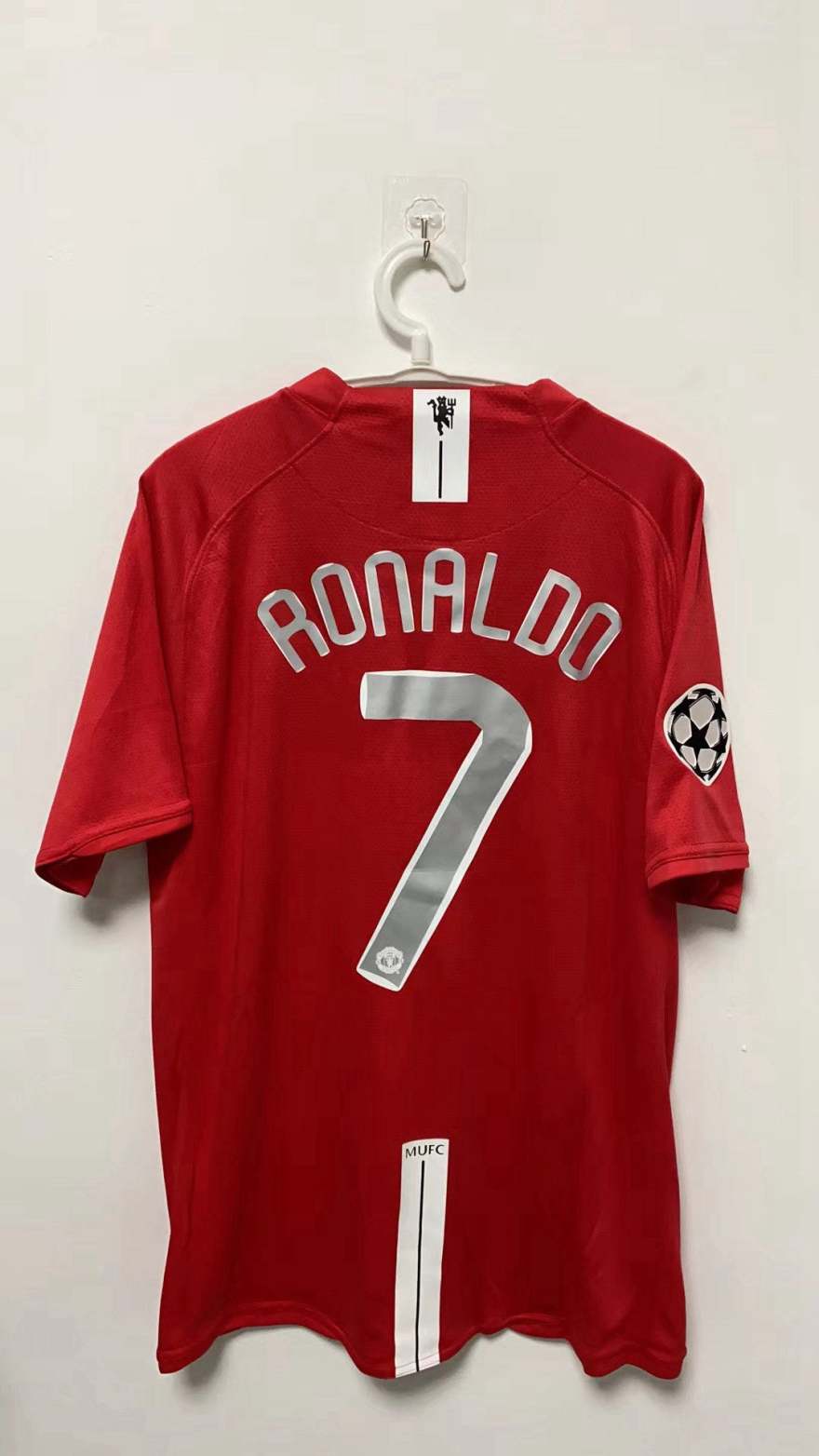 Cristiano Ronaldo CR7 Manchester United 07/08 Home Original Retro Jersey