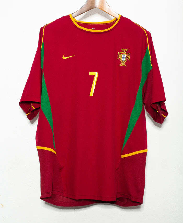 Luis Figo Portugal National Team 2002 Home Original Retro Jersey