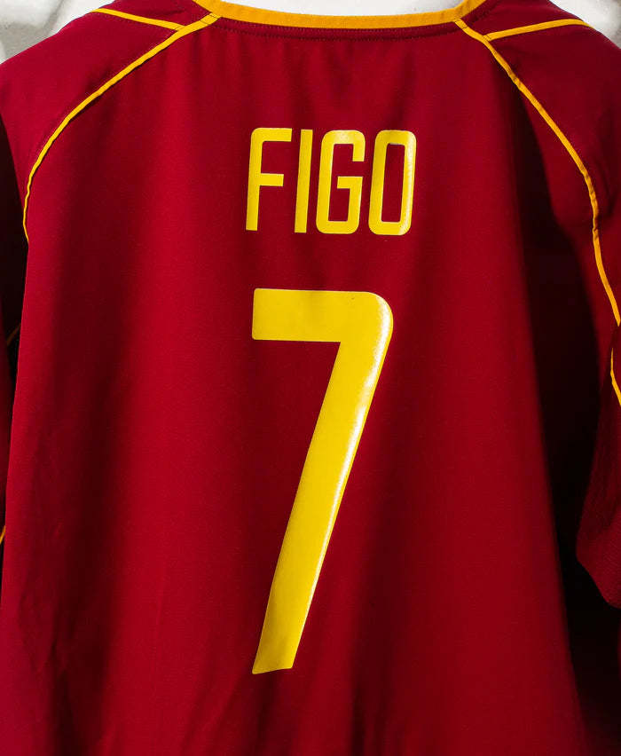 Luis Figo Portugal National Team 2002 Home Original Retro Jersey