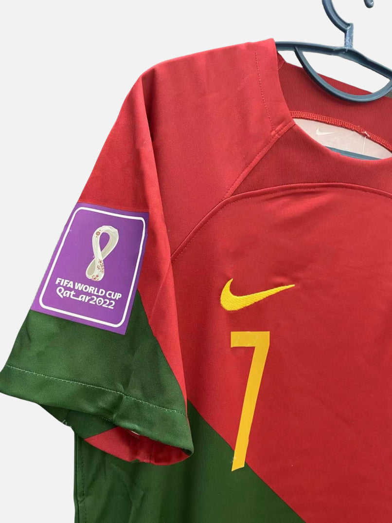 Nike Cristiano Ronaldo CR7 Portugal National Team 2022 World Cup Home Original Retro Jersey