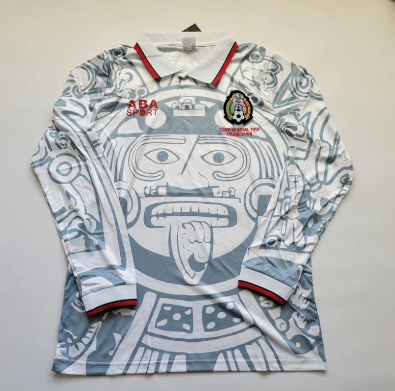 Mexico National Team 1998 Away Original Retro Jersey White