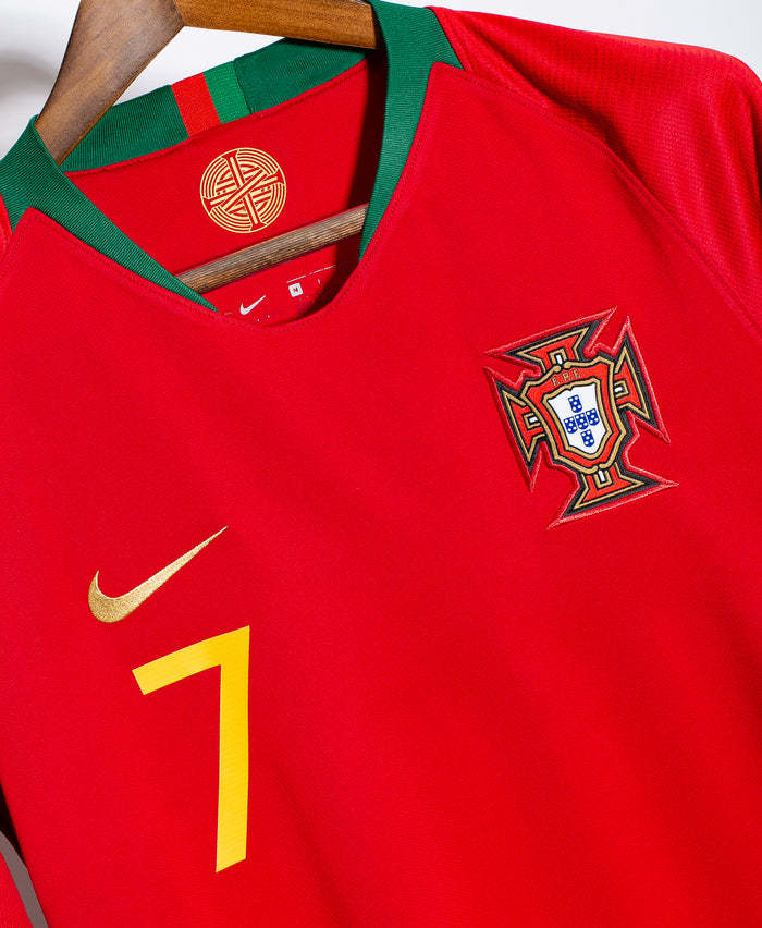 Cristiano Ronaldo CR7 Portugal National Team 2018 Home Original Retro Jersey