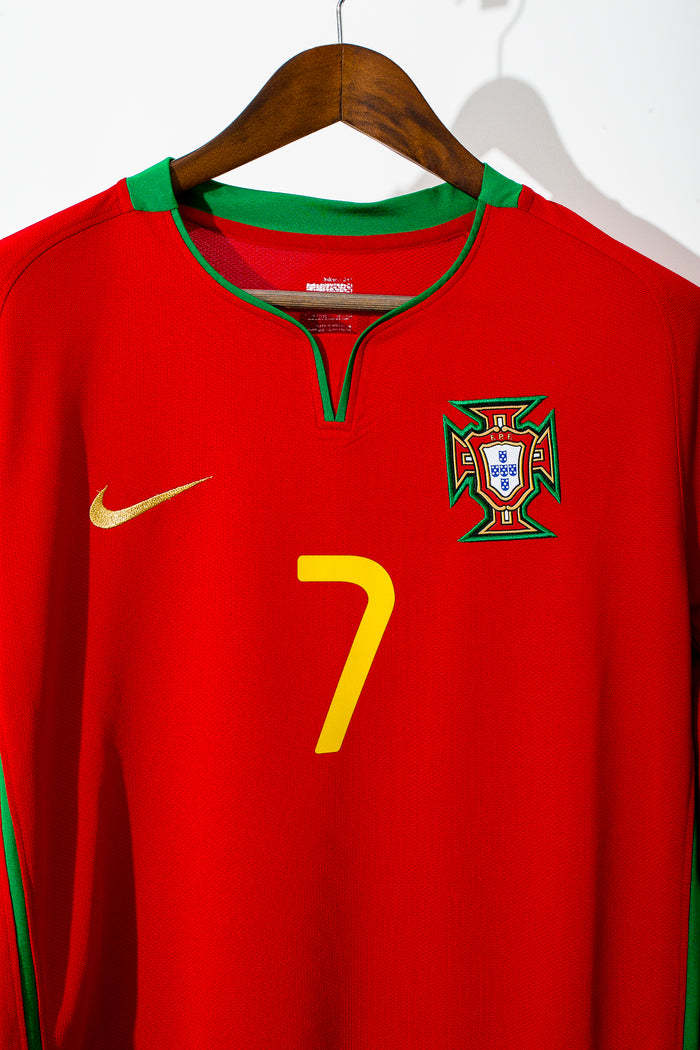 Cristiano Ronaldo CR7 Portugal National Team 2008 Home Original Retro Jersey
