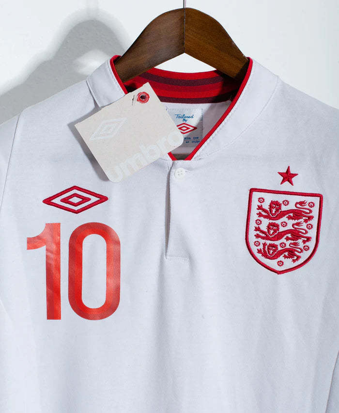 Wayne Rooney England National Team 2012 Home Original Retro Jersey