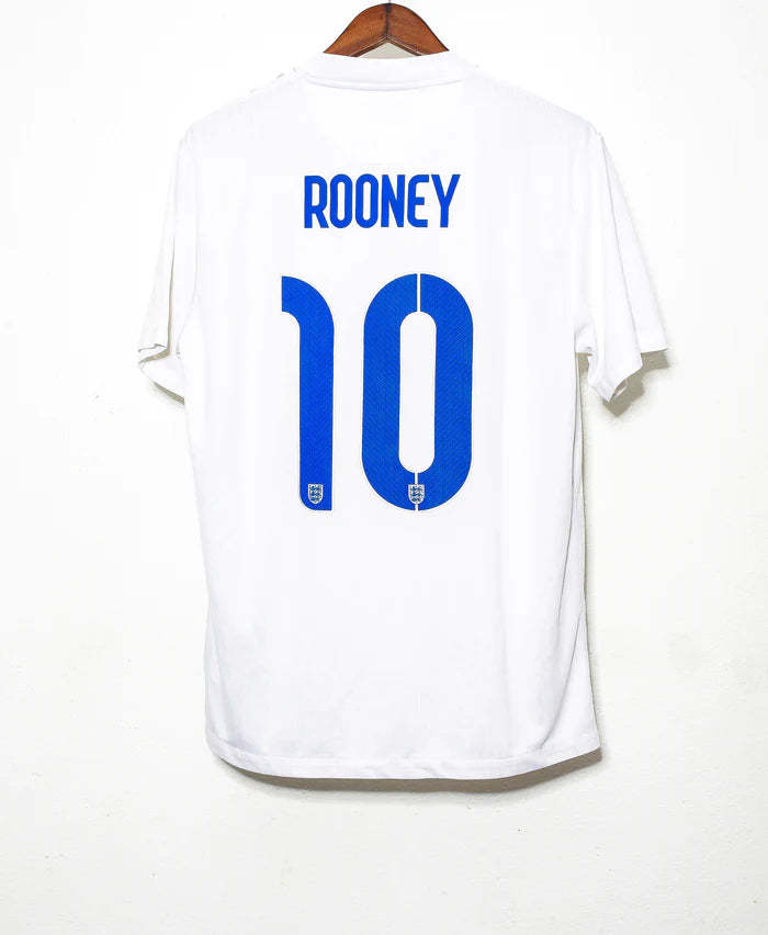Wayne Rooney England National Team 2010 Home Original Retro Jersey