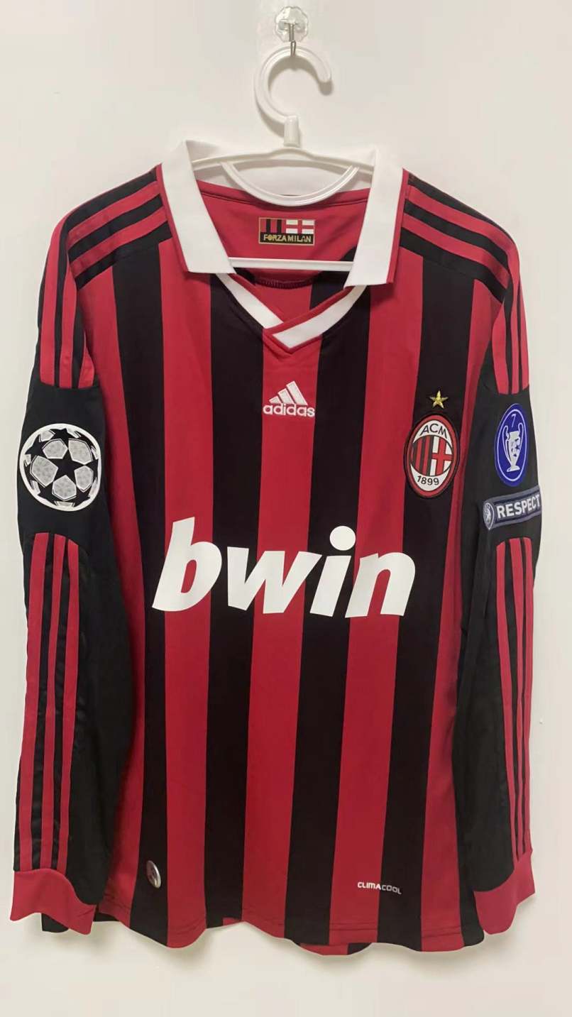 David Beckham AC Milan 09/10 Home Original Retro Jersey
