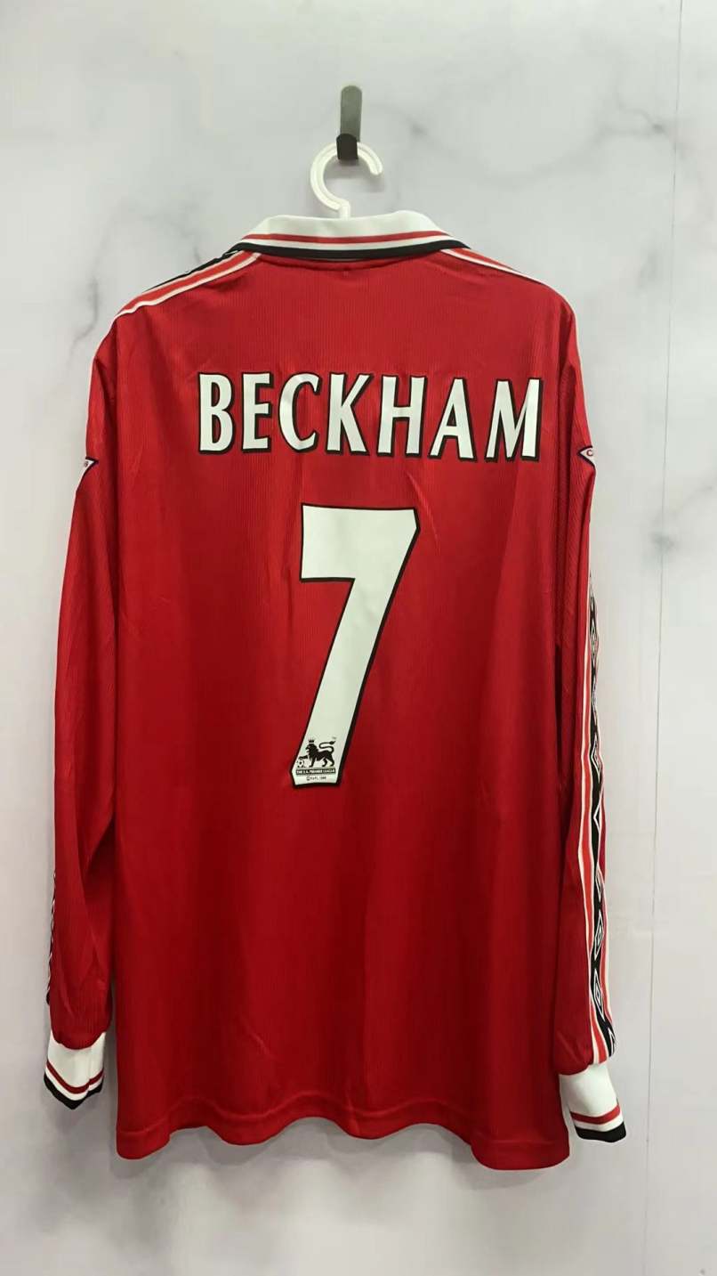 David Beckham Manchester United 98/99 Home Original Retro Jersey