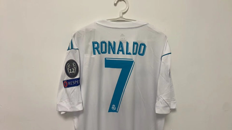 Cristiano Ronaldo CR7 Real Madrid 17/18 Home Original Retro Jersey
