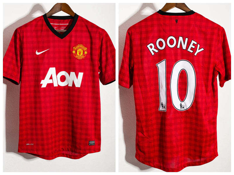 Wayne Rooney Manchester United 12/13 Home Original Retro Jersey