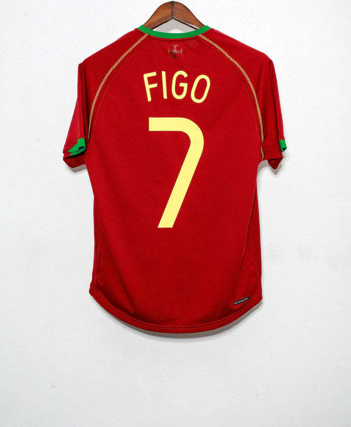 Luis Figo Portugal National Team 2006 Home Original Retro Jersey