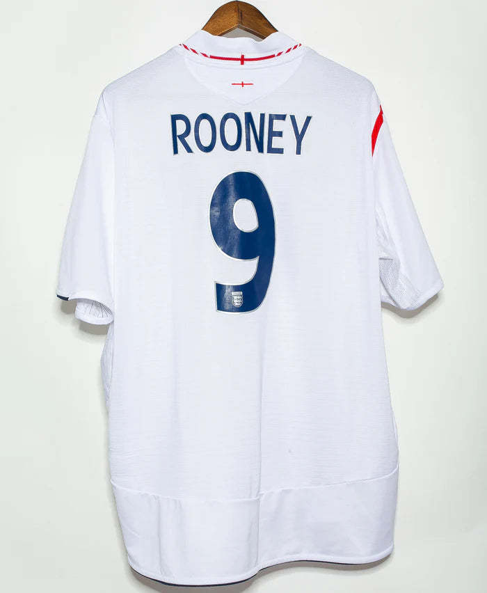 Wayne Rooney England National Team 2006 Home Original Retro Jersey