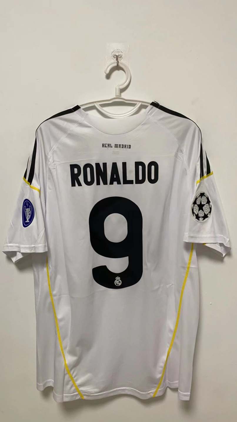 Cristiano Ronaldo CR7 Real Madrid 09/10 Home Original Retro Jersey