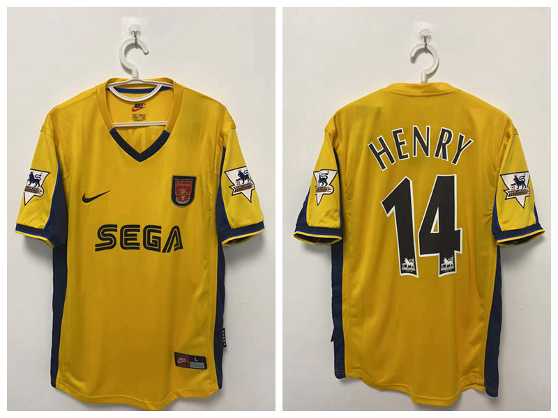 Thierry Henry Arsenal 99/00 Away Original Retro Jersey