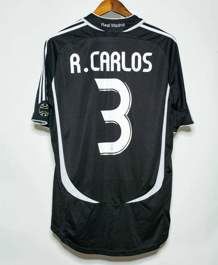 R Carlos Real Madrid 06/07 Away Original Retro Jersey