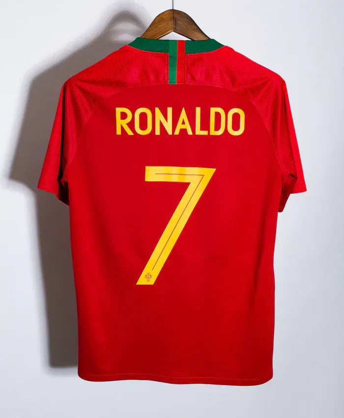 Cristiano Ronaldo CR7 Portugal National Team 2018 Home Original Retro Jersey