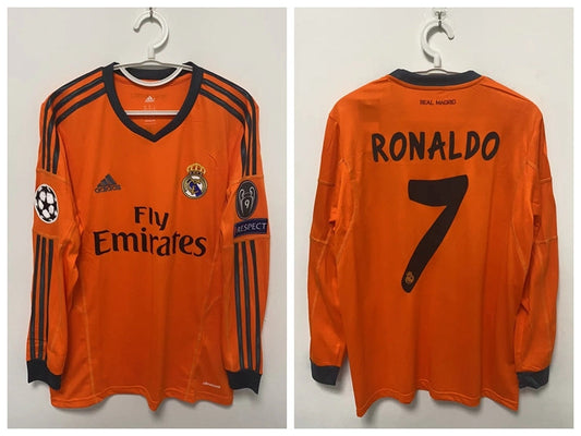 Cristiano Ronaldo CR7 Real Madrid 12/13 Third Original Retro Jersey