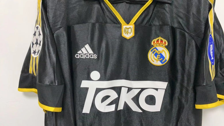 R.Carlos Real Madrid 98/00 Away Original Retro Jersey