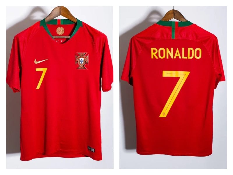 Cristiano Ronaldo CR7 Portugal National Team 2018 Home Original Retro Jersey