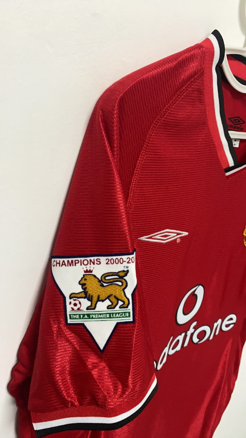 David Beckham Manchester United 01/02 Home Original Retro Jersey