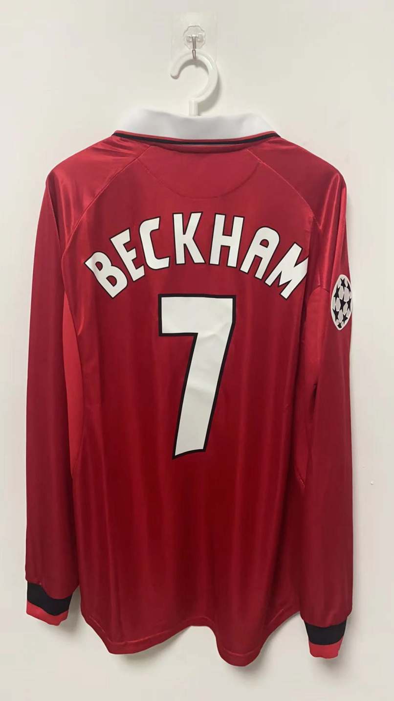 David Beckham ManchesterUnited 99/00 Home Original Retro Jersey