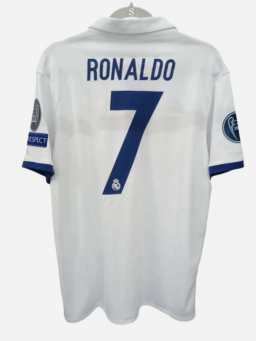 Cristiano Ronaldo CR7 Real Madrid 16/17 Home Original Retro Jersey