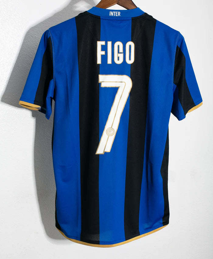 Luis Figo Inter Milan 08/09 Home Original Retro Jersey