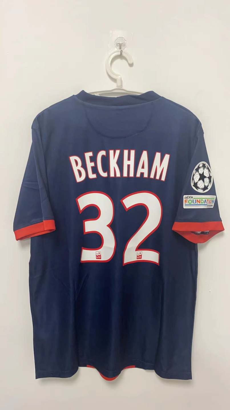 David Beckham Paris Saint-Germain PSG 13/14 Home Original Retro Jersey