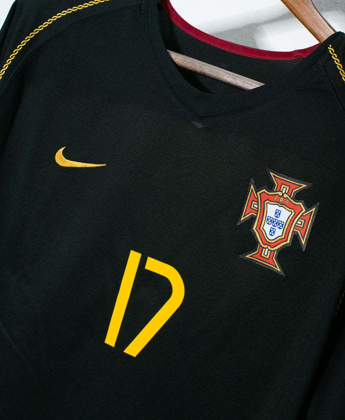 Cristiano Ronaldo CR7 Portugal National Team 2006 Away Original Retro Jersey