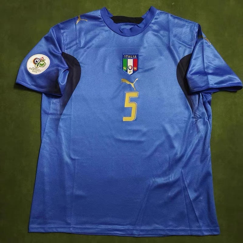 Cannavaro Italy National Team 2006 Home Original Retro Jersey