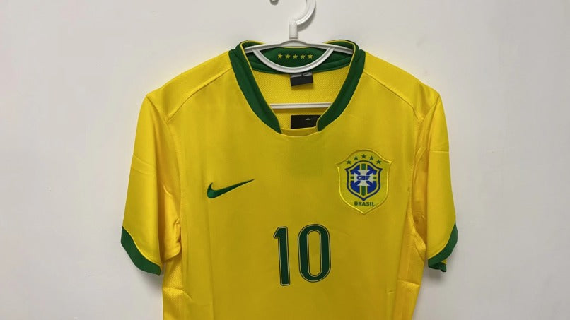 Ronaldinho Brazilian National Team 2006 Home Original Retro Jersey
