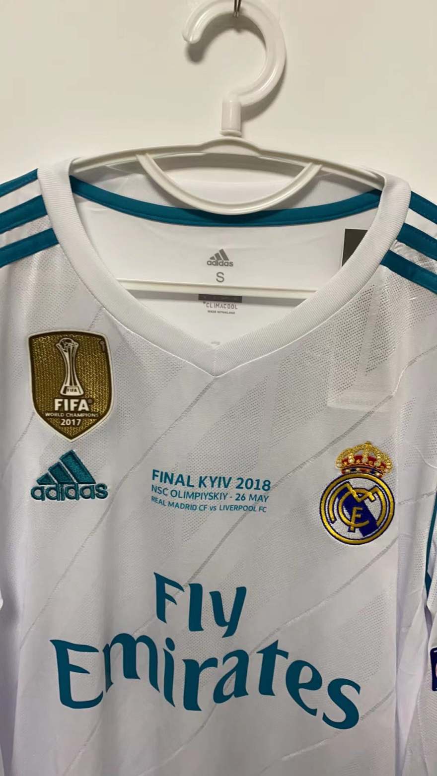Cristiano Ronaldo CR7 Real Madrid17/18 Home Original Retro Jersey