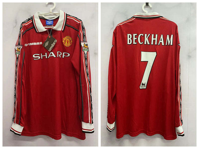David Beckham Manchester United 98/99 Home Original Retro Jersey