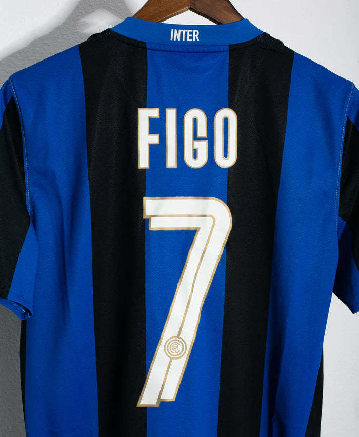 Luis Figo Inter Milan 08/09 Home Original Retro Jersey