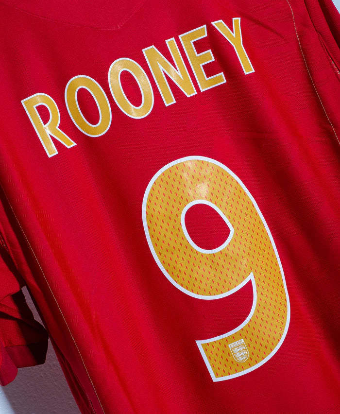 Wayne Rooney England National Team 2006 Away Original Retro Jersey