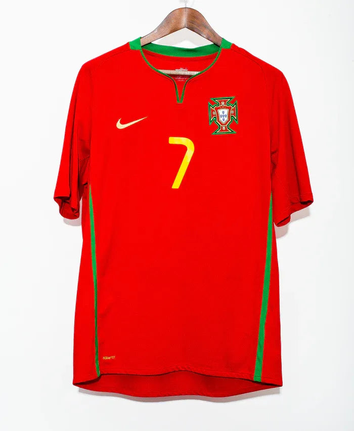 Cristiano Ronaldo CR7 Portugal National Team 2008 Home Original Retro Jersey