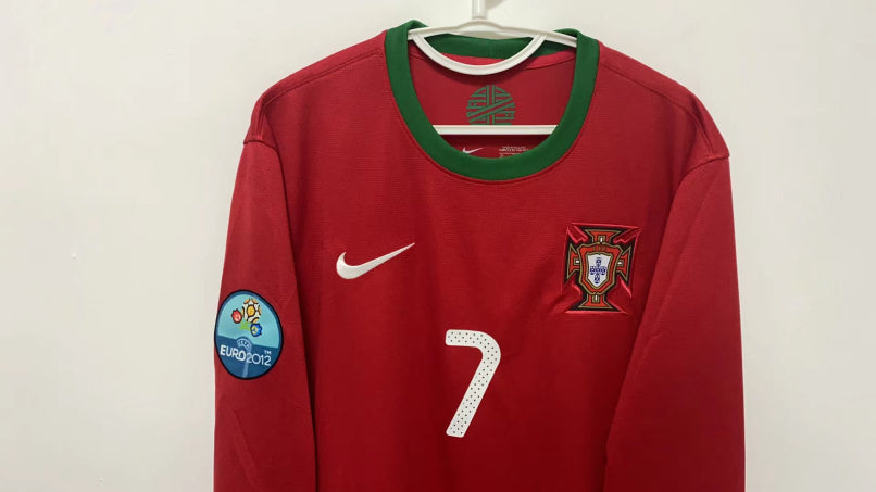 Cristiano Ronaldo CR7 Portugal National Team 2012 Home Original Retro Jersey