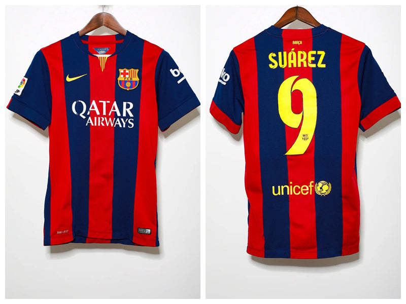 Luis Suarez Barcelona 14/15 Home Original Retro Jersey
