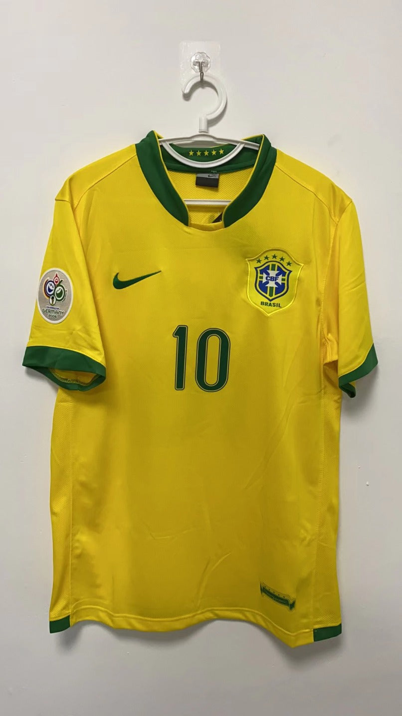 Ronaldinho Brazilian National Team 2006 Home Original Retro Jersey