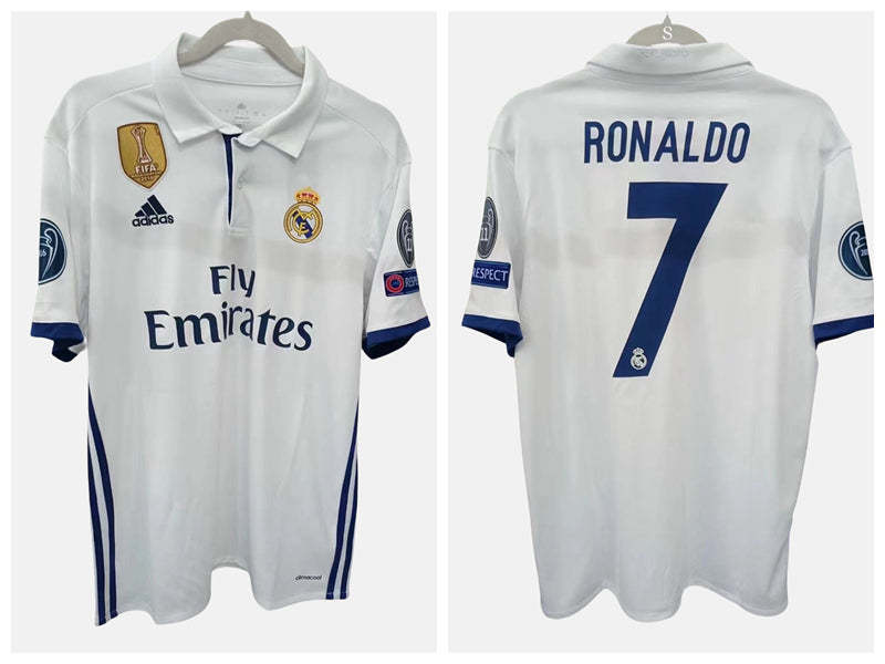 Cristiano Ronaldo CR7 Real Madrid 16/17 Home Original Retro Jersey