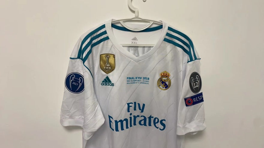 Cristiano Ronaldo CR7 Real Madrid 17/18 Home Original Retro Jersey