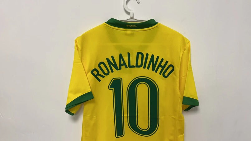 Ronaldinho Brazilian National Team 2006 Home Original Retro Jersey