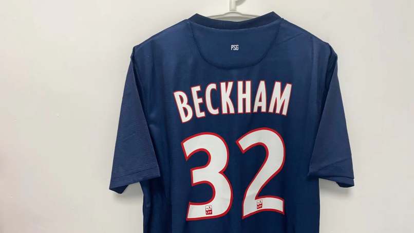 David Beckham Paris Saint-Germain PSG 12/13 Home Original Retro Jersey
