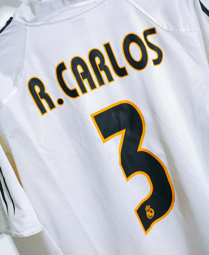 R Carlos Real Madrid 04/05 Home Original Retro Jersey