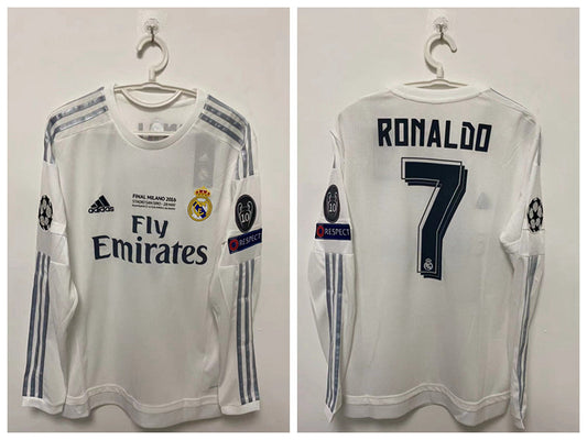 Cristiano Ronaldo CR7 Real Madrid 15/16 Home Original Retro Jersey