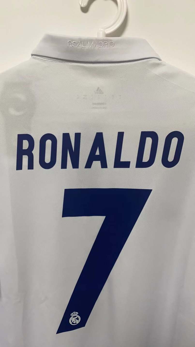 Cristiano Ronaldo CR7 Real Madrid 16/17 Home Original Retro Jersey