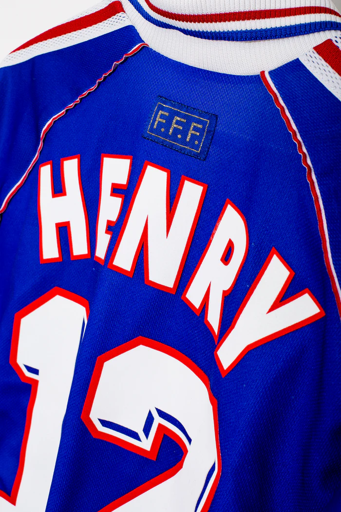 Thierry Henry France National Team 1998 Home Original Retro Jersey