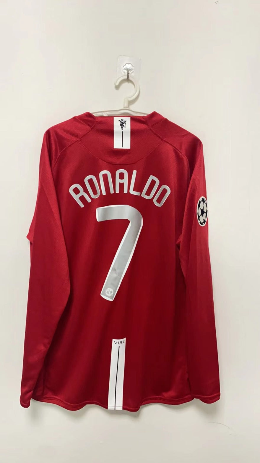 Cristiano Ronaldo CR7 Manchester United 07/08 Home Original Retro Jersey